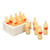 1:12 Mini Soda Bottle Mininature Fake Drink Bottles with Storage Basket Simulation Drink Ornament Model Home Kitchen Decor Toy White