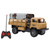 RC Military Truck 4CH Remote Control Military Vehicle Toy with LED Lights and Detachable Tent for Kids Boys