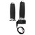 1 Pair Electroplated Throttle Grip Universal Throttle Handle Grips for Electric Bikes