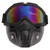 Motocross Dirt Bike Goggles with Half Face Shield ATV Glasses Skiing Goggles Anti Skid Colorful