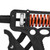 5‑120kg Adjustable Heavy Hand Grip Strengthener Finger Expander Arm Wrist Forearm Trainer Increase Strength Spring Finger Pinch Carpal Expander Black