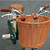 Children Bike Front Basket Bicycle Hanging Basket Bicycle PP Rattan Woven Basket with Adjustable Belts