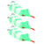 3Pcs Artificial Fishing Lures Colorful Soft Baits Lifelike Plastic Fishing Swimbait Kit14#