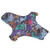 Enlee Mountain Bike Mudguard Bike Fenders Front and Rear Compatible Bicycle Mud GuardFolding Type, Graffiti Pattern