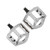 Sealed Bearing Pedals for Mountain Bike Aluminum Alloy Universal Bike Pedals for MTBSilver