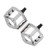 Sealed Bearing Pedals for Mountain Bike Aluminum Alloy Universal Bike Pedals for MTBSilver