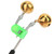 5Pcs Bite Alarm Double Bells Ring Alerter Fishing Tools Accessory for Sea Rod