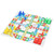 Children Fun Board Game Chess Set Plastic Portable Wear Resistance Chessboard Game Toy for Party Type1
