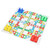 Children Fun Board Game Chess Set Plastic Portable Wear Resistance Chessboard Game Toy for Party Type1