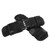 Knee Protection Booster Joint Support Pads Recovery Brace Spring Force Knee EnhancerBlack 1 Pair