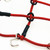 1:10 Scale Motorcycle Luggage Netting 110x190MM Luggage Net for Remote Control Car Red