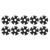10Pcs Trekking Pole Snow Support Hiking Poles Tray Replacement Tips for Snow Mud Climbing
