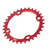 32/34/36/38T BCD 104 Mountain Bike Steel Single Crank Chain Ring Repair Parts (Red 32T)
