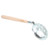 Serrated Wooden Handle Ice Fishing Spoon Galvanized Steel Ice Fishing Skimmer Colander 34cm/13.4in Long
