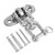 304 Stainless Steel 360 Degree Rotatable Swing Buckle Hanging Chair Hammock Fixed BuckleType Ⅴ