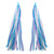 2 PCS Kid's Colorful Cycling Streamers Children's Scooters Ribbons Handlebar Streamers Ribbons for Girls Boys