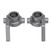 2pcs RC Steering Cup Aluminum Alloy Reducing Vibration RC Steering Blocks for ZD Racing DBX 10 RC Off Road Vehicle Titanium