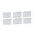 10Pcs Bike Protective Sticker DIY Stylish Wear Resistant Anti Scratch Bike Chain Frame Protection Decal White