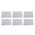 10Pcs Bike Protective Sticker DIY Stylish Wear Resistant Anti Scratch Bike Chain Frame Protection Decal White