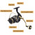 13+1BB Fishing Reel 5.2:1 with Interchangeable Left and Right Handle Fishing Wheel