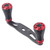 85MM Fishing Reel Handle Grip Carbon Metal Baitcasting Reel Left Right Crank ReplacementBlack Red