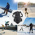 Motorcycle Back Protector Detachable Thick EVA Protection Back Pad Cushion for Motorcycling Mountain Biking Skating Skiing
