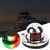 Portable Stainless Steel Yacht Shipping Signal Lamp 12V Indicator Navigation LED Light