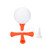 1 PC Tripod Height Adjustable Golf Tees Training Sports Accessory Parts(Orange)