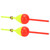 2pcs Fishing Floats and Bobbers Oval Stick Floats Weighted Slip Bobbers for Crappie Bass TroutHollow, 6x1.62x1.14 Inches