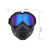 Modular Mask Detachable Goggles Motorcycle Racing Helmet Protective Face Mask Shield