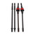 RC Front and Rear Axle Drive Shaft CVD Set with Brass Couplers for Axial SCX10 1/10 RC Car Upgrade PartsRed