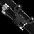 Mini Bike Pump Aluminum Alloy Multi Purpose Portable Compact Bike Pump for Soccer Volleyball Black