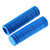 1 Pair Cycling Handlebar Grips Soft Comfortable Non Slip Rubber Cycle Handle Grip for Fixed Gear Cycling Blue