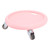 Abdominal Exercise Skateboard Wheel Board 4 Rollers 360 Degrees Swivel Quiet Heavy Load Bearing Slide Abdominal Plate Pink