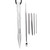 Bracelets Parachute Cord Knitting Needles Spike Kit Aluminum DIY Weaving ToolSilver 6pcs/set