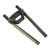 620mm Bike Handlebar Aluminium Alloy Handlebar Modified Bike Folding Bar for Mountain Bicycle Black Yellow