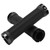 2pcs Bike Grips Rubber Anti Slip Bicycle Handlebar with Plastic Covers for 22mm Road Mountain Bicycle ReplacementBlack