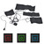 5V 2A USB Electric Heated Jacket Heating Pad Adjustable Temperature 4 in 1 Kit
