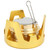 Portable Outdoor Picnic Stove Mini Spirit Burner for Outdoor Camping Hiking BackpackingGold