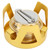 Portable Outdoor Picnic Stove Mini Spirit Burner for Outdoor Camping Hiking BackpackingGold