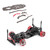 Carbon Fiber and Aluminum Upgrade Kit for MST FXX 2.0S 1/10 RC Drift Car High Accuracy RC Chassis Suspension Frame Kit Black