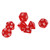 14Pcs Polyhedral Dice Set Waterproof Portable Funny Table Game Polyhedral Dice for Board Games Educational Red