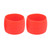 RISK Road Bike Handlebar Tape Fixing Loops Bicycle Anti Skid Silicone Handle Strap Protective SleeveA Pair Red