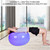 75cm Anti burst Fitness Gym Yoga Balance Strength Stability Exercise Ball with Air Pump(Purple)