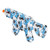 2 in 1 Electric Water Shooting Toy Plastic 500mah Gel Ball Water Beads Outdoor Shooting Game Toy for Kids 14 Plus Blue 30,000 Gel Ball