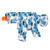 2 in 1 Electric Water Shooting Toy Plastic 500mah Gel Ball Water Beads Outdoor Shooting Game Toy for Kids 14 Plus Blue 30,000 Gel Ball