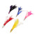 5Pcs Feather Trolling Fishing Lures Colorful Feather Jet Head Trolling Lures Saltwater