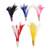 5Pcs Feather Trolling Fishing Lures Colorful Feather Jet Head Trolling Lures Saltwater