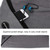 Microfiber Sports Towel with Zippered Pocket for Outdoor Fitness Golf Yoga 30*110cm(Gray)