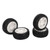 4Pcs 1/16 Scale RC Car Tires White RC Tires for 1/16 Remote Control Car AXI31594W